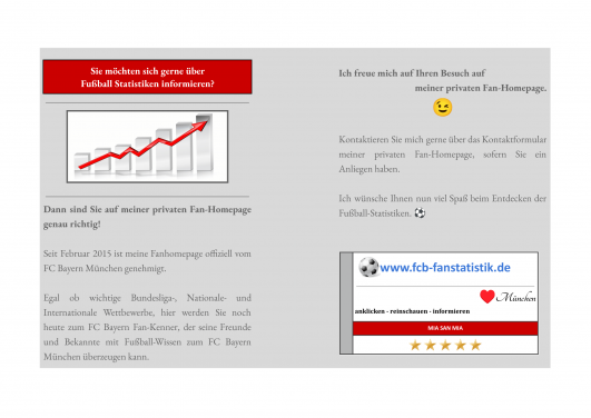 FCB FANSTATISTIK Flyer Innenseite