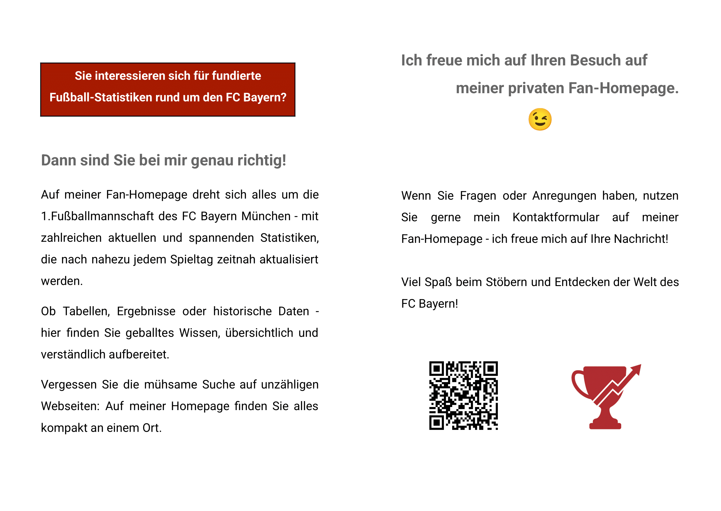 FCB Fanstatistik Flyer Innen