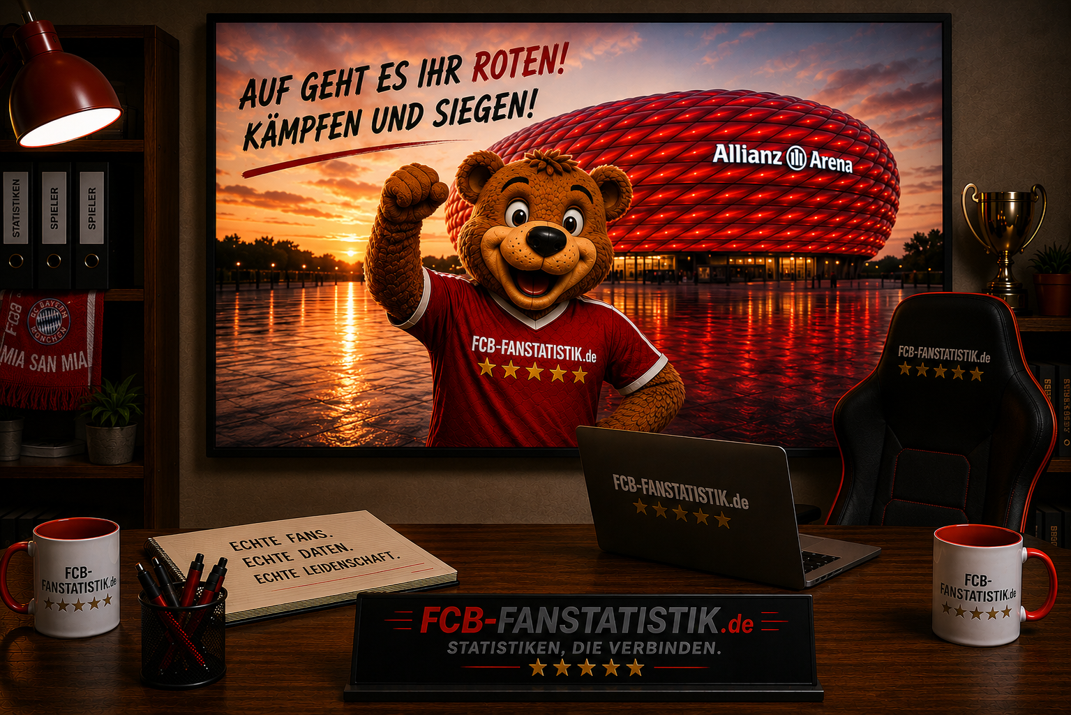 fcb-fanstatistikde-logo-bernie-vor-der-allianz-arena